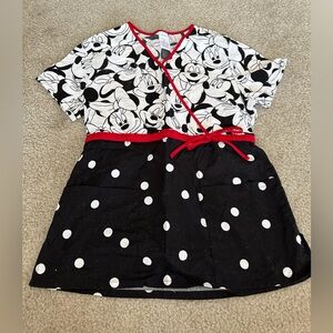 Mickey Mouse scrub top